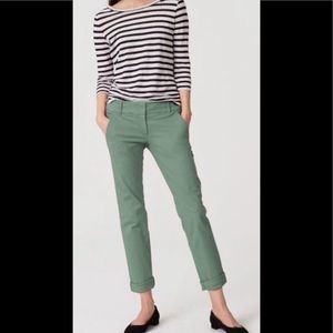 Loft Marisa skinny chino ankle pant Sz8
